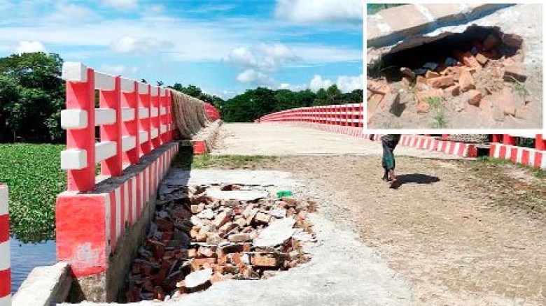 হাতিয়ার সড়ক ও সেতু ঝুঁকিতে: এখনই সংস্কার না হলে বড় দুর্ঘটনার আশঙ্কা